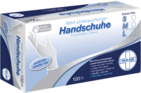 HANDSCHUHE Einmal Nitril M blau