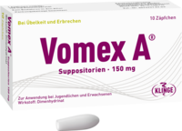 VOMEX A 150 mg Suppositorien