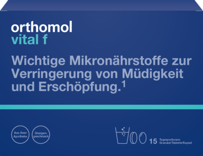 ORTHOMOL Vital F Granulat/Kap./Tabl.Kombip.15 Tage