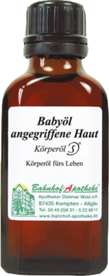 BABY ÖL angegriffene Haut