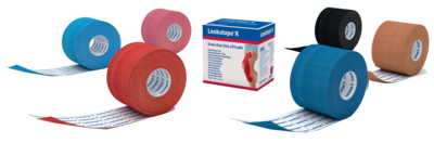 LEUKOTAPE K 2,5 cm blau