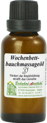 WOCHENBETTBAUCHMASSAGEÖL