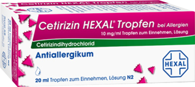 CETIRIZIN HEXAL Tropfen bei Allergien