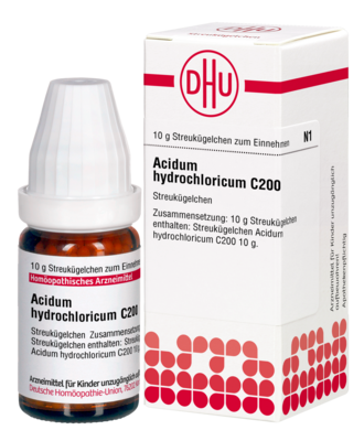 ACIDUM HYDROCHLORICUM C 200 Globuli