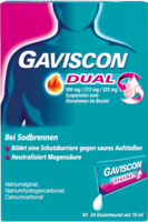 GAVISCON Dual 500mg/213mg/325mg Susp.z.Einn.Btl.