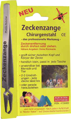 ZECKENZANGE Chirurgenstahl