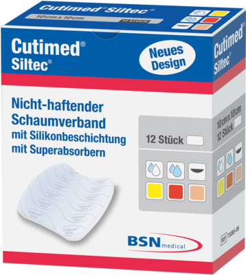 CUTIMED Siltec Schaumverb.5x6 cm nicht haftend