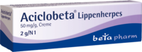 ACICLOBETA Lippenherpes Creme