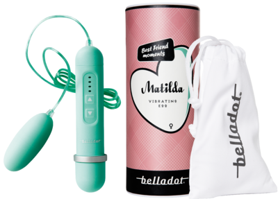 BELLADOT/MATILDA 4-Stufen Ei-Vibrator grün