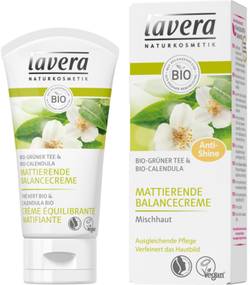 LAVERA mattierende Balancecreme grüner Tee