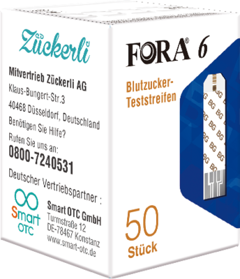 FORA 6 Blutzucker-Teststreifen