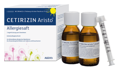 CETIRIZIN Aristo Allergiesaft 1 mg/ml Lsg.z.Einn.