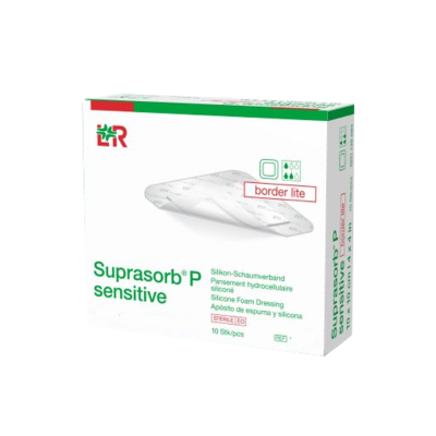 SUPRASORB P sensitive PU-Schaumv.bor.lite 7,5x7,5