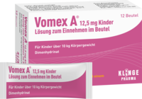 VOMEX A 12,5 mg Kinder Lsg.z.Einnehmen im Beutel