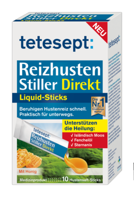 TETESEPT Reizhusten Stiller Direkt Liquid Sticks