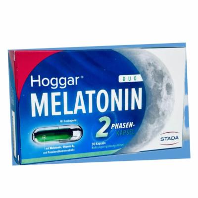 HOGGAR Melatonin DUO Einschlaf-Kapseln